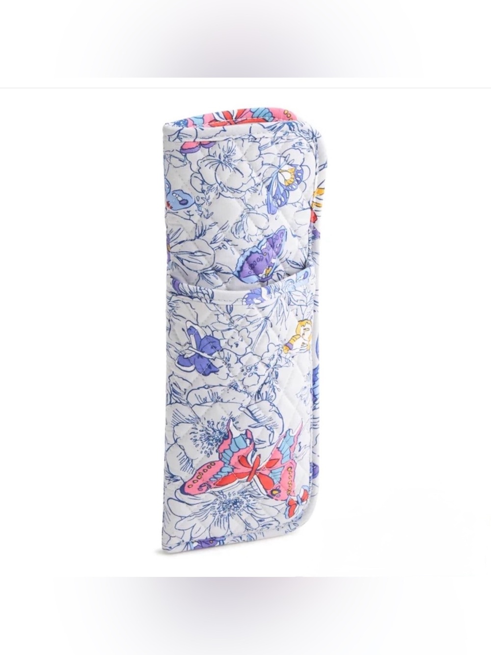 Vera Bradley Flat & Curling Iron Cover in Coastal Breezy butterflies